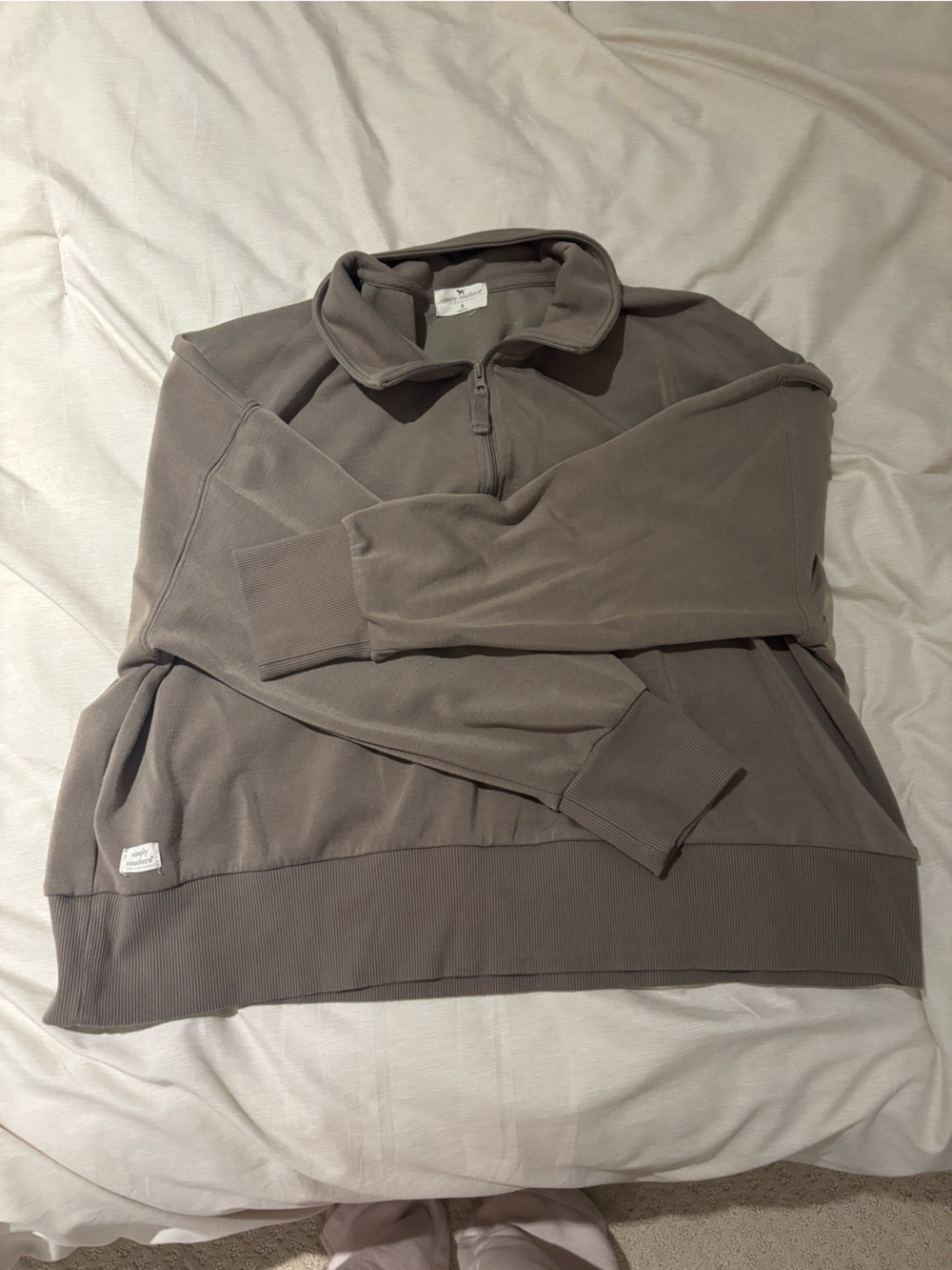 Simply Southern Taupe Sweatshirt